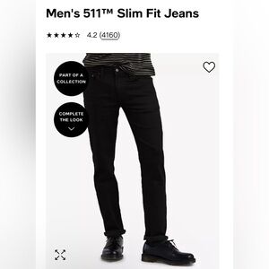 Men Levi Slim Fit Jeans